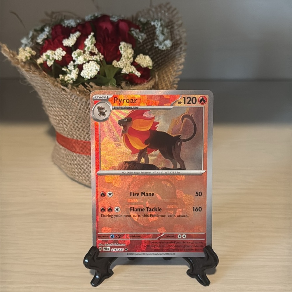 Pokémon ~ Pyroar Card - Picture 2 of 2